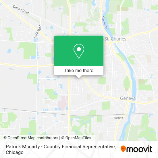 Patrick Mccarty - Country Financial Representative map