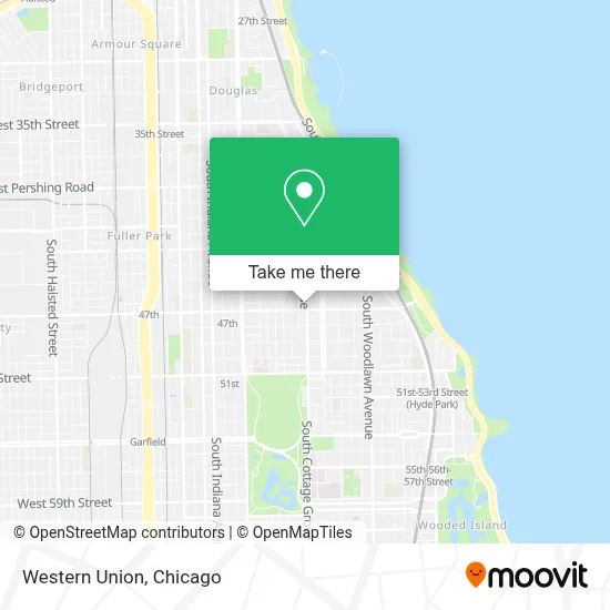 Western Union map