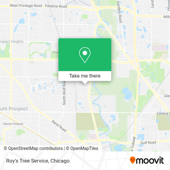 Roy's Tree Service map