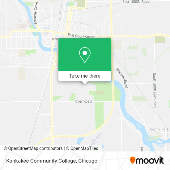 Kankakee Community College map