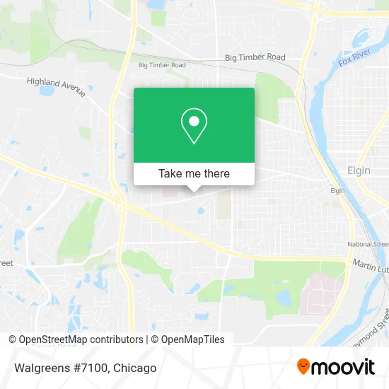 Walgreens #7100 map
