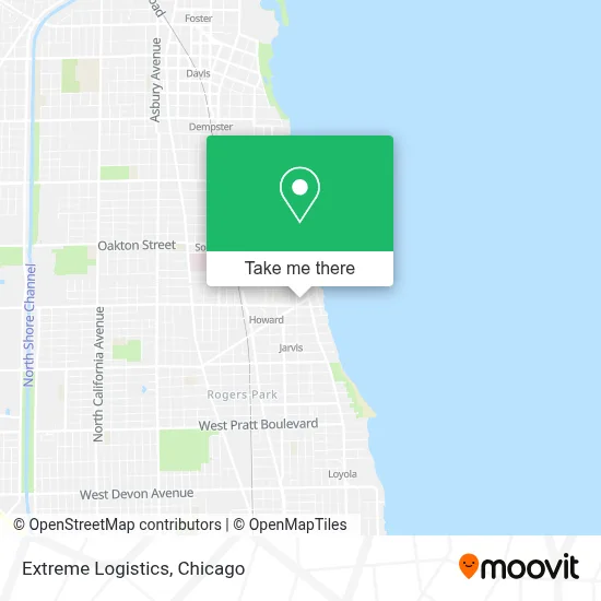 Extreme Logistics map