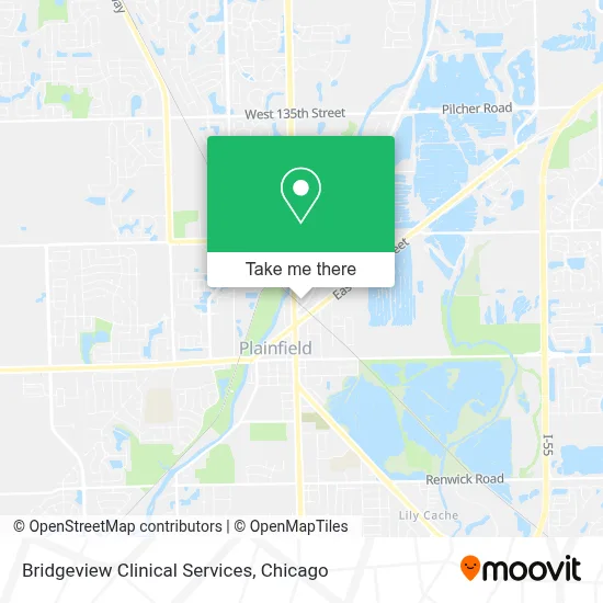 Bridgeview Clinical Services map