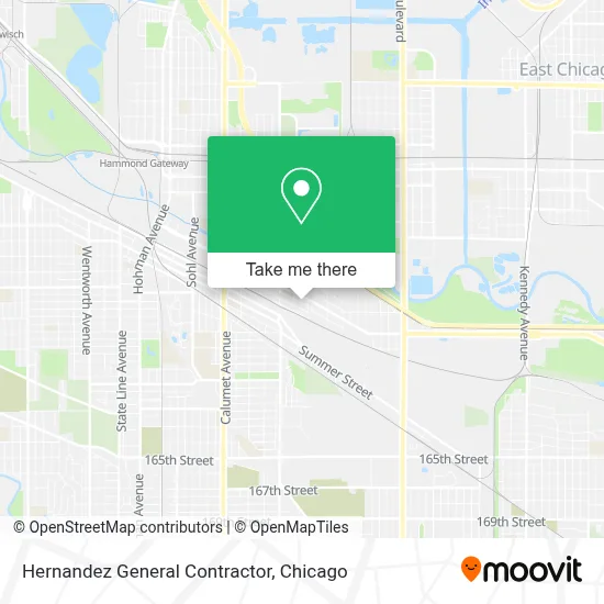 Hernandez General Contractor map