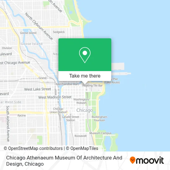 Chicago Athenaeum Museum Of Architecture And Design map