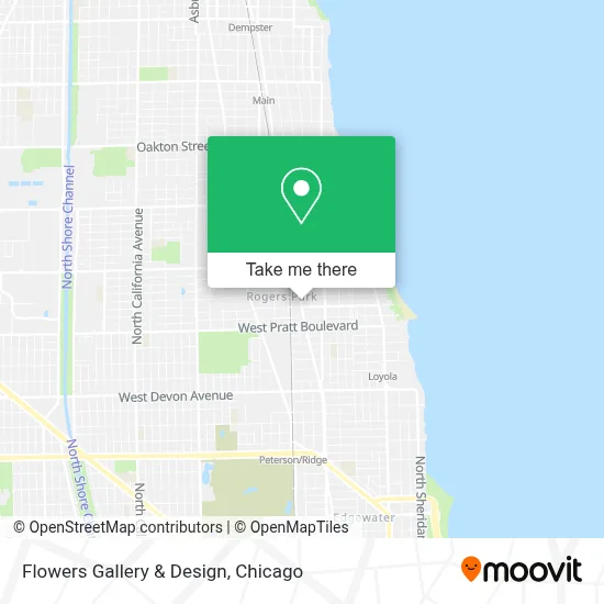 Flowers Gallery & Design map