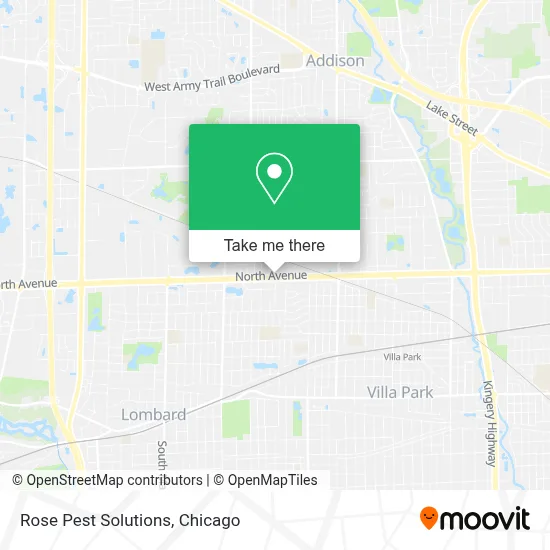 Rose Pest Solutions map