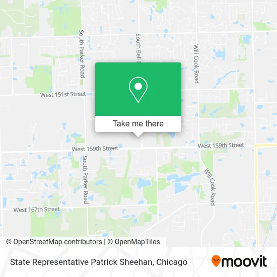State Representative Patrick Sheehan map
