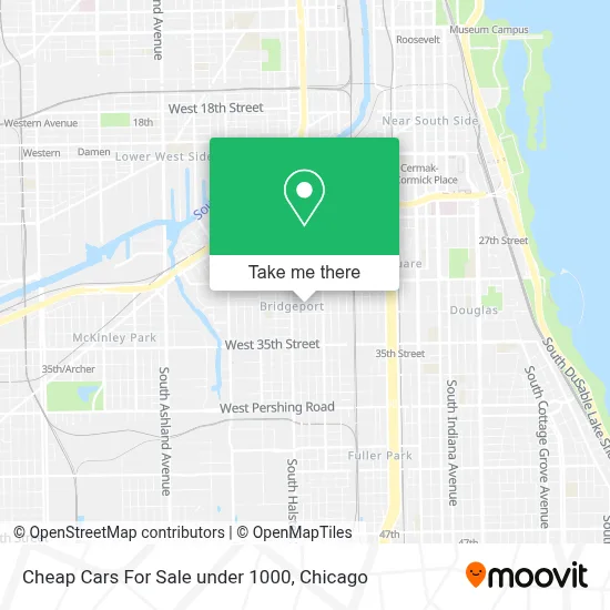 Cheap Cars For Sale under 1000 map