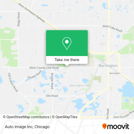 Auto Image Inc map