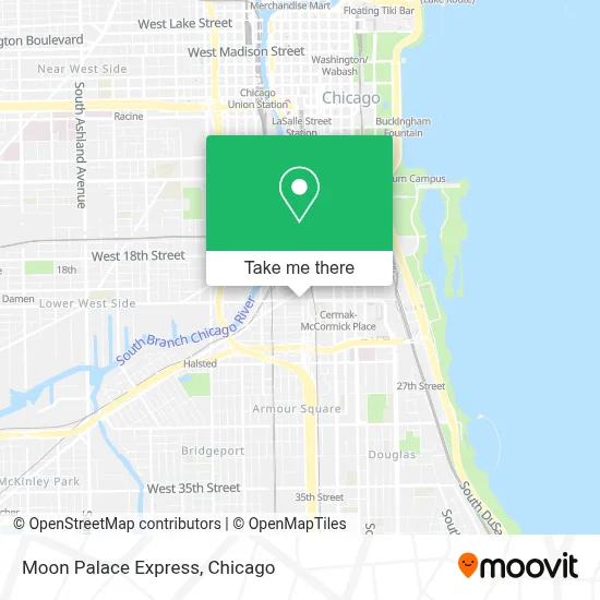 Moon Palace Express map