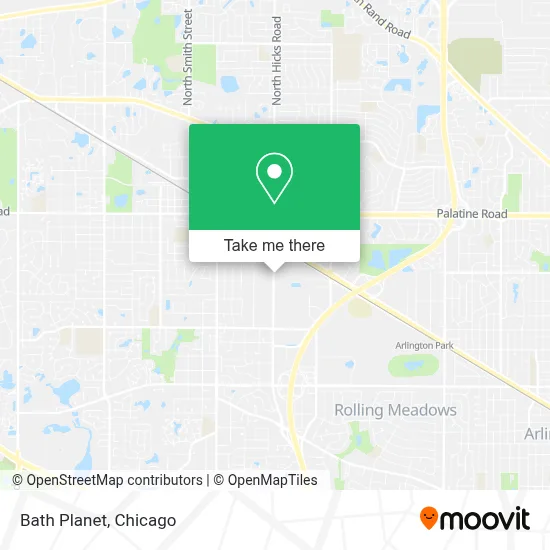 Bath Planet map