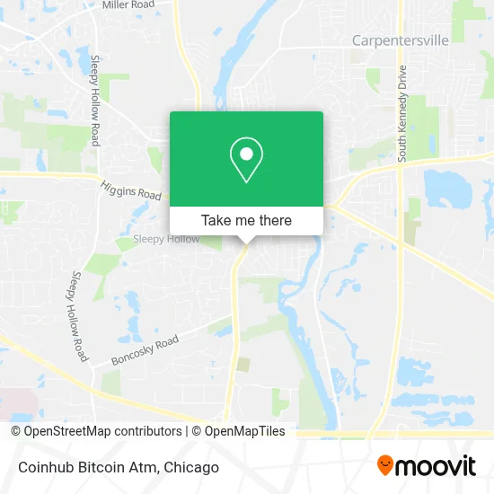 Coinhub Bitcoin Atm map