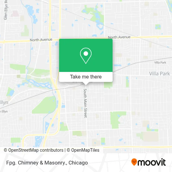 Fpg. Chimney & Masonry. map