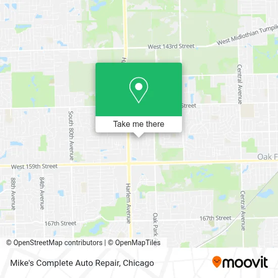 Mike's Complete Auto Repair map