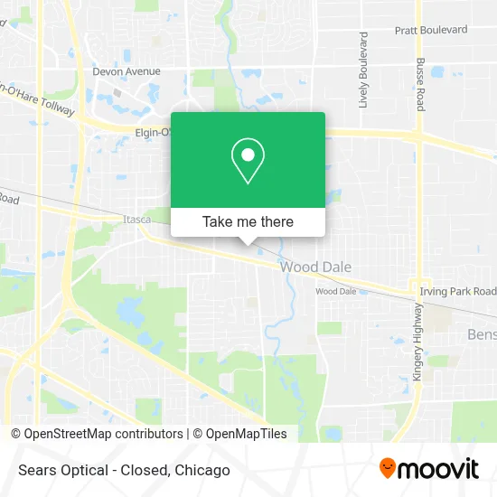 Sears Optical - Closed map