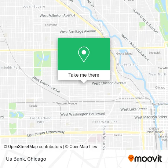 Us Bank map