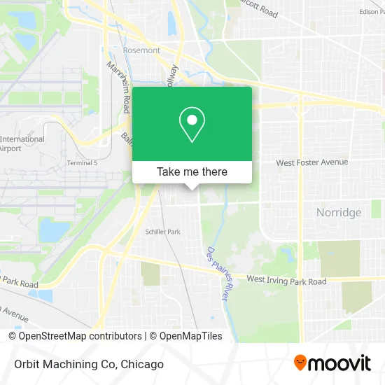 Orbit Machining Co map