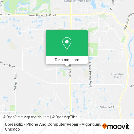 Ubreakifix - Phone And Computer Repair - Algonquin map