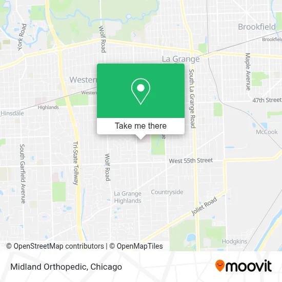 Midland Orthopedic map