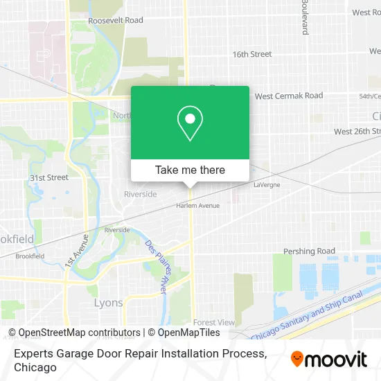 Experts Garage Door Repair Installation Process map