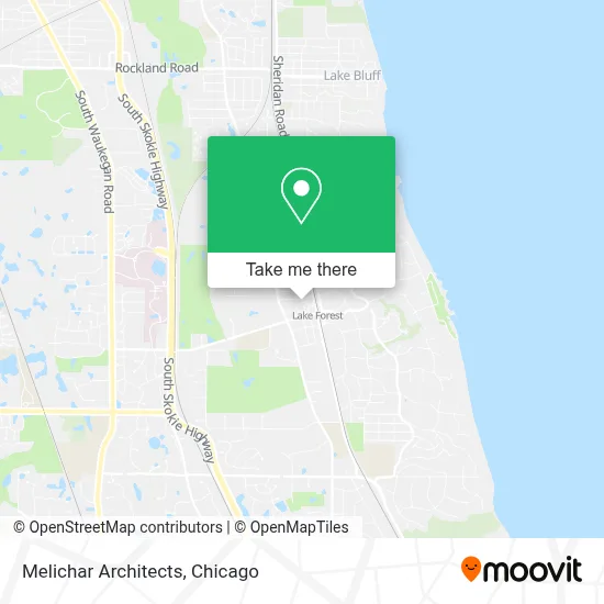 Melichar Architects map