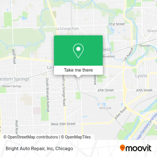 Bright Auto Repair, Inc map