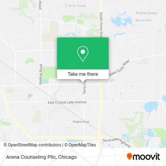 Arena Counseling Pllc map