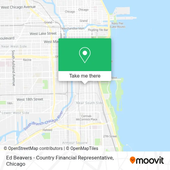 Ed Beavers - Country Financial Representative map