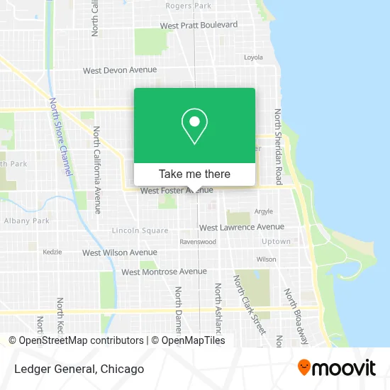 Ledger General map