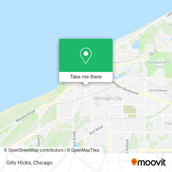 Gilly Hicks map