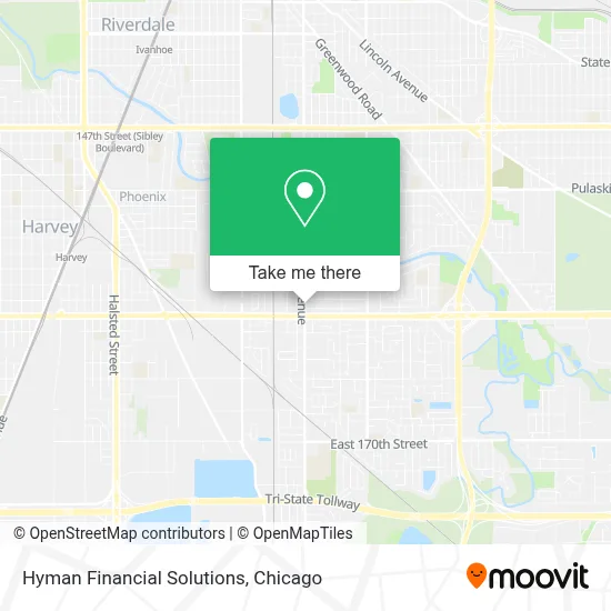 Hyman Financial Solutions map