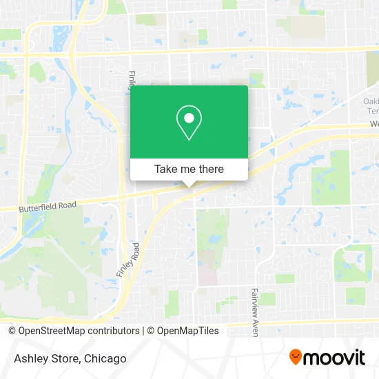 Ashley Store map