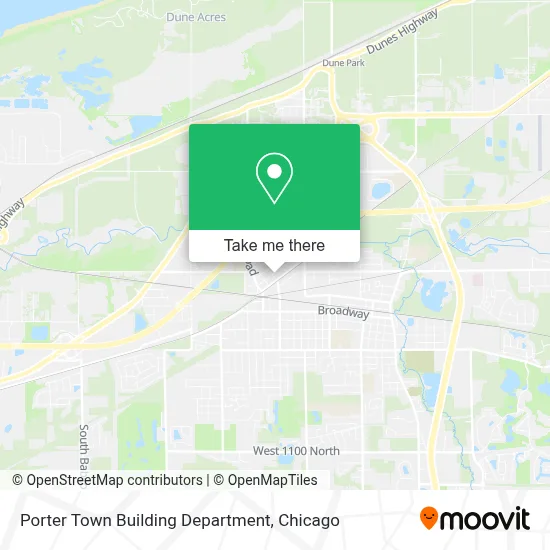 Porter Town Building Department map