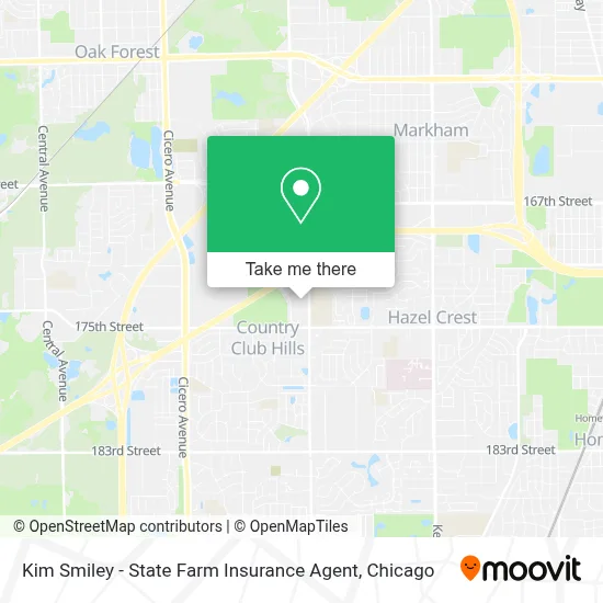 Kim Smiley - State Farm Insurance Agent map