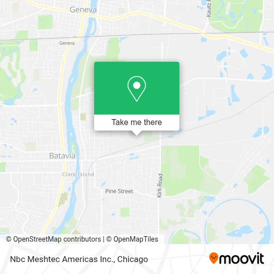 Nbc Meshtec Americas Inc. map