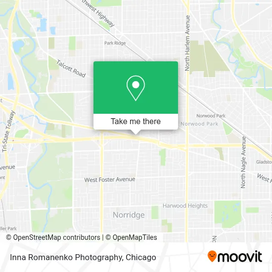 Inna Romanenko Photography map