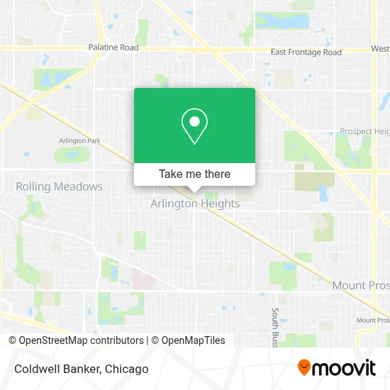 Coldwell Banker map