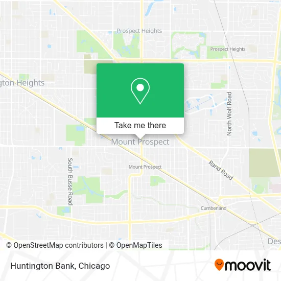 Huntington Bank map