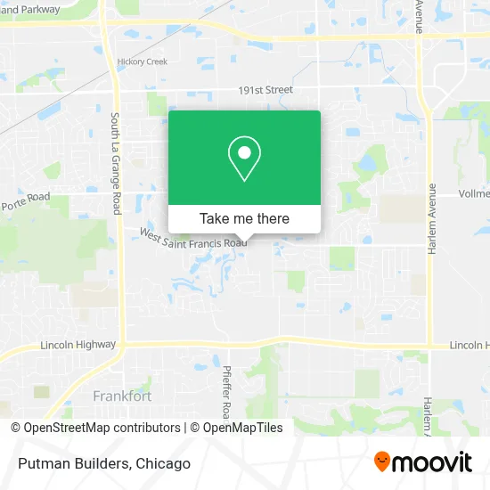 Putman Builders map