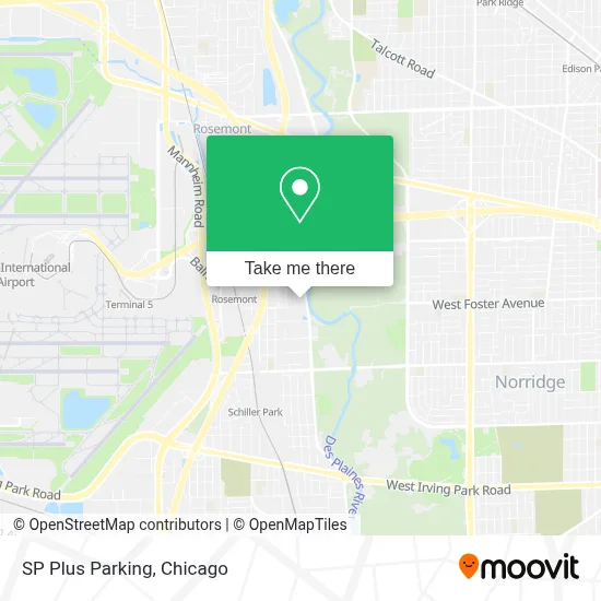 SP Plus Parking map