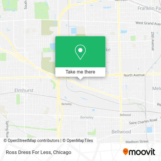 Ross Dress For Less map