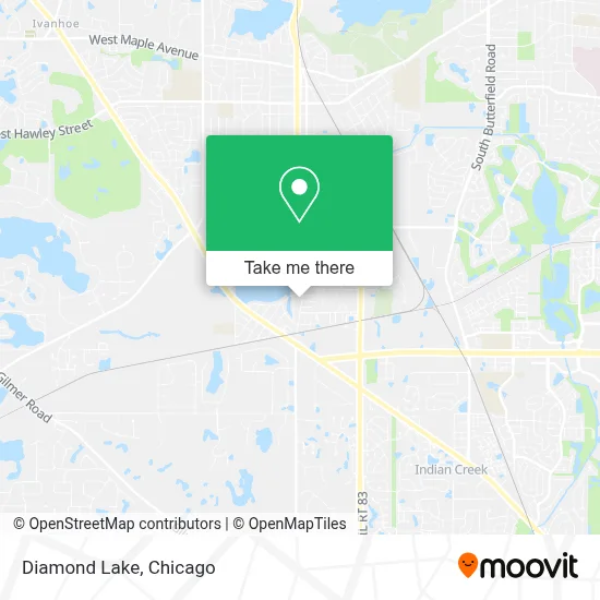 Diamond Lake map