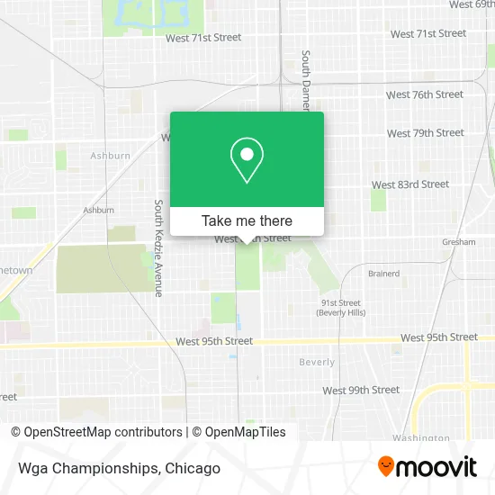 Wga Championships map