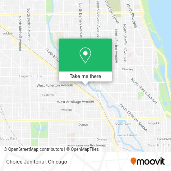Choice Janitorial map