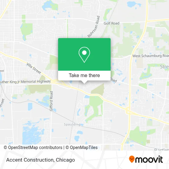Accent Construction map