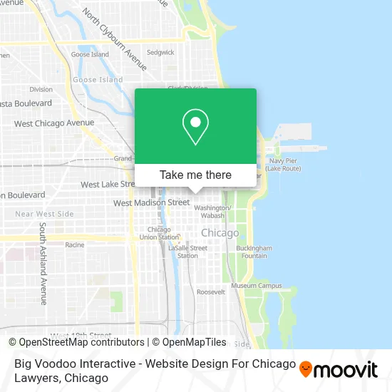 Big Voodoo Interactive - Website Design For Chicago Lawyers map