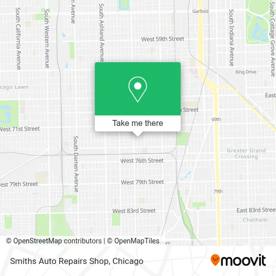 Smiths Auto Repairs Shop map