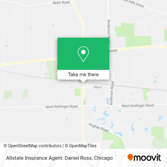 Allstate Insurance Agent: Daniel Ross map