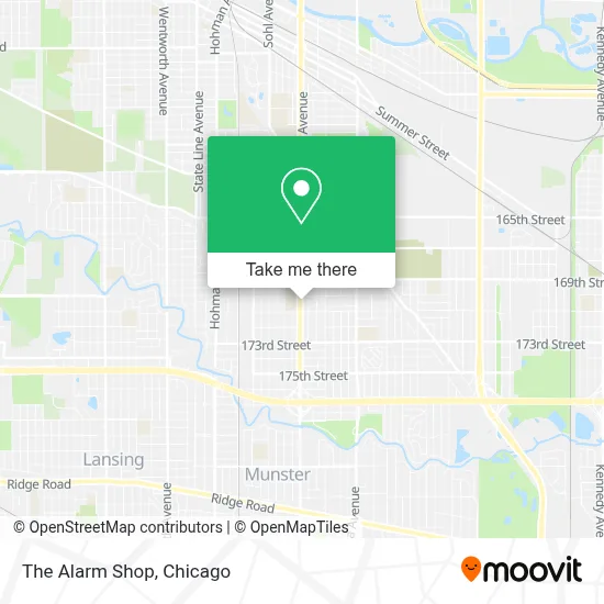 The Alarm Shop map